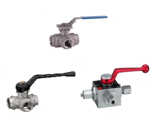 Multi-Way Ball Valves from G. Bee GmbH with thread connection